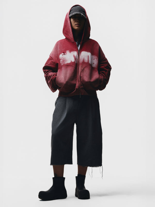 Akyna "boxing"  Zip Up Hoodie