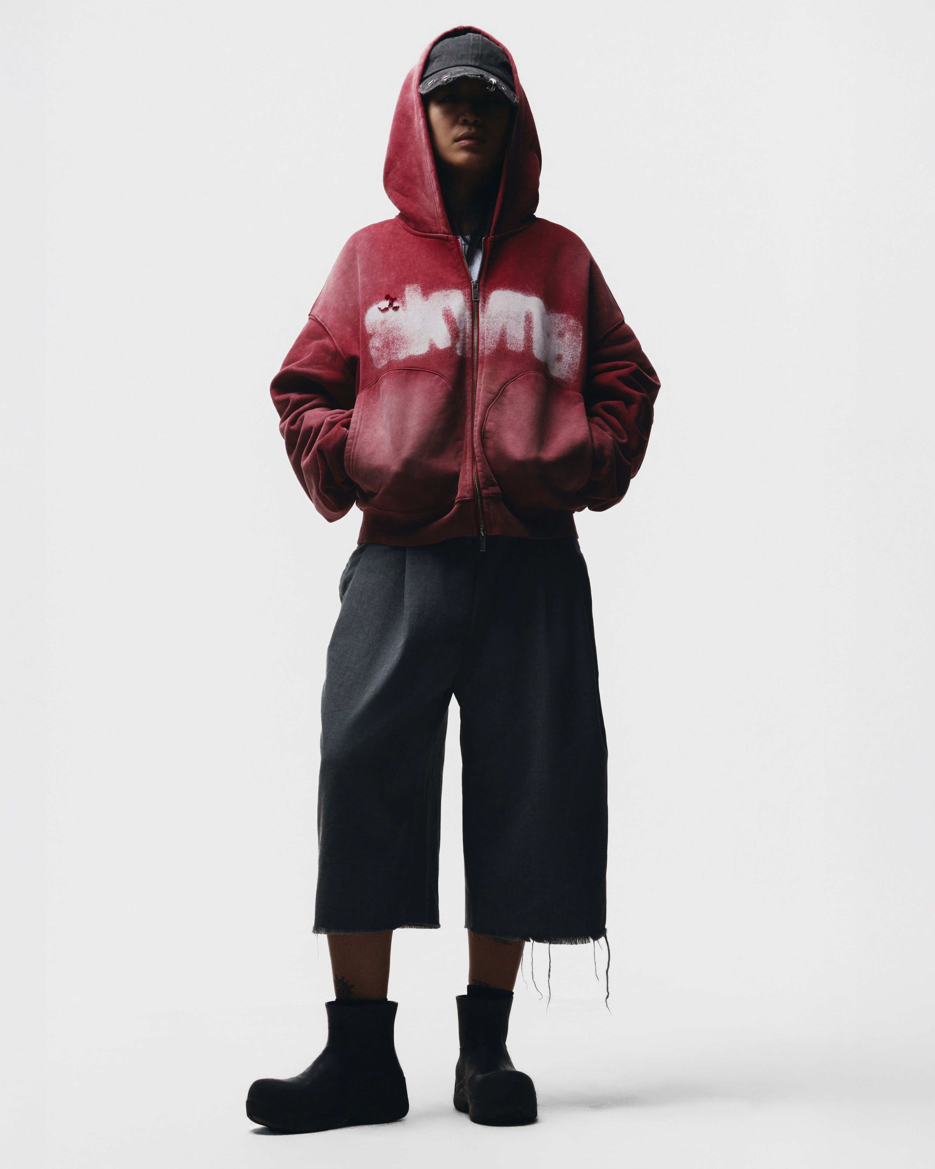 Akyna "boxing"  Zip Up Hoodie