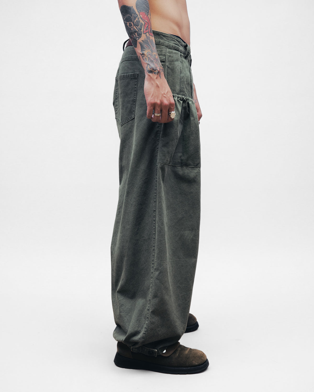 AKYNA Sentinel field pants in washed olive, image 2 of 5