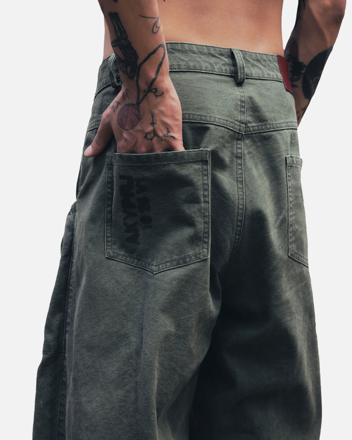 AKYNA Sentinel field pants in washed olive, image 4 of 5
