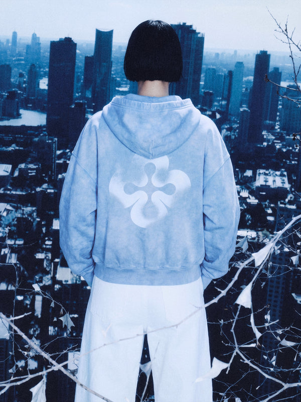 Akyna "Cirrus" zip up hoodie (baby blue)