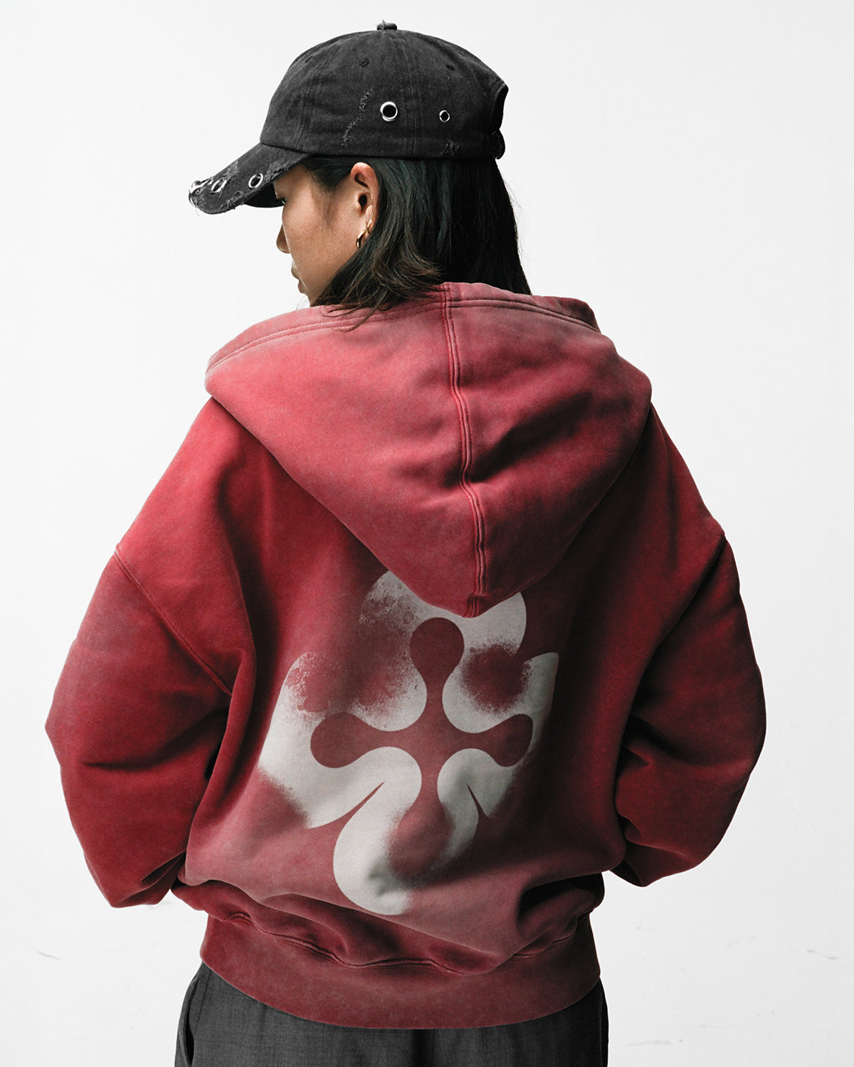 Akyna "boxing"  Zip Up Hoodie