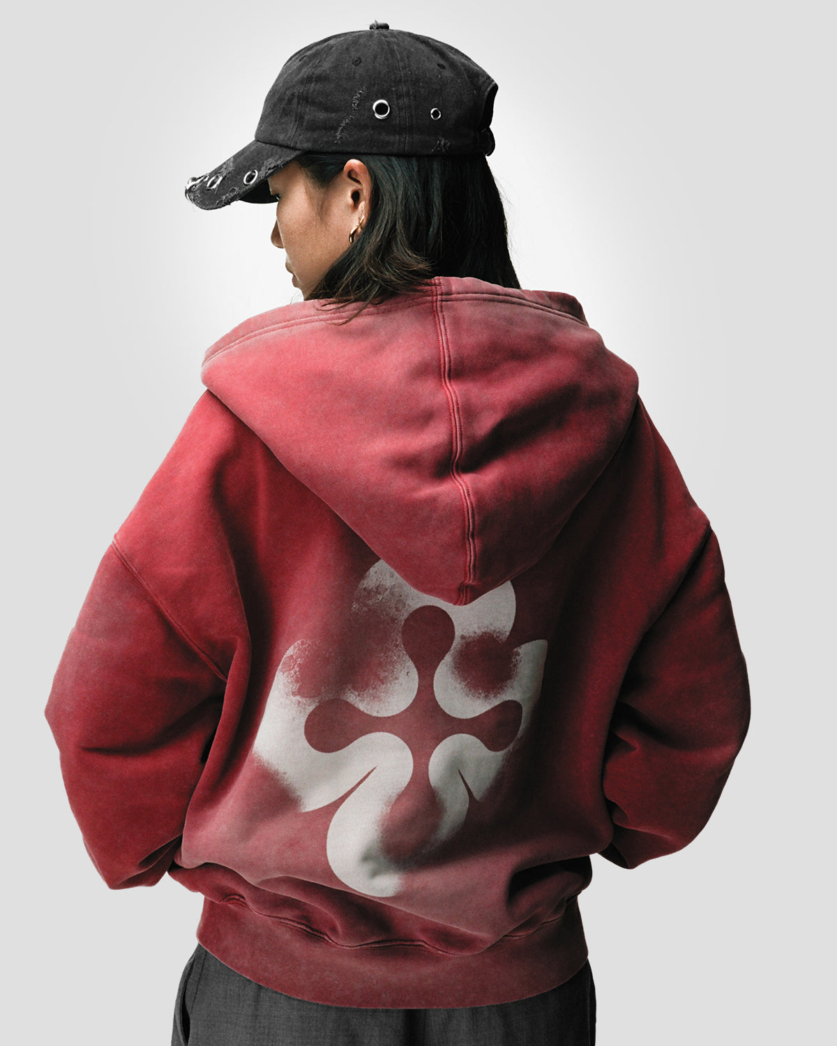 Akyna "boxing"  Zip Up Hoodie