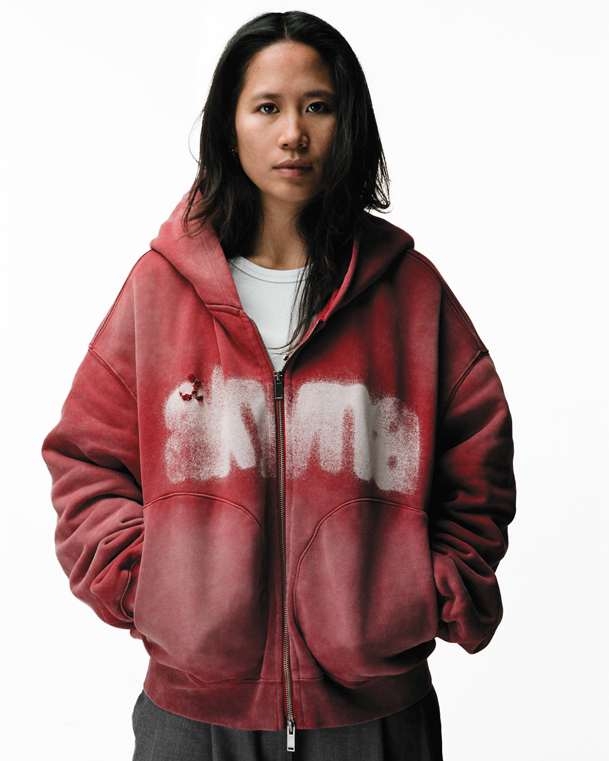 Akyna "boxing"  Zip Up Hoodie