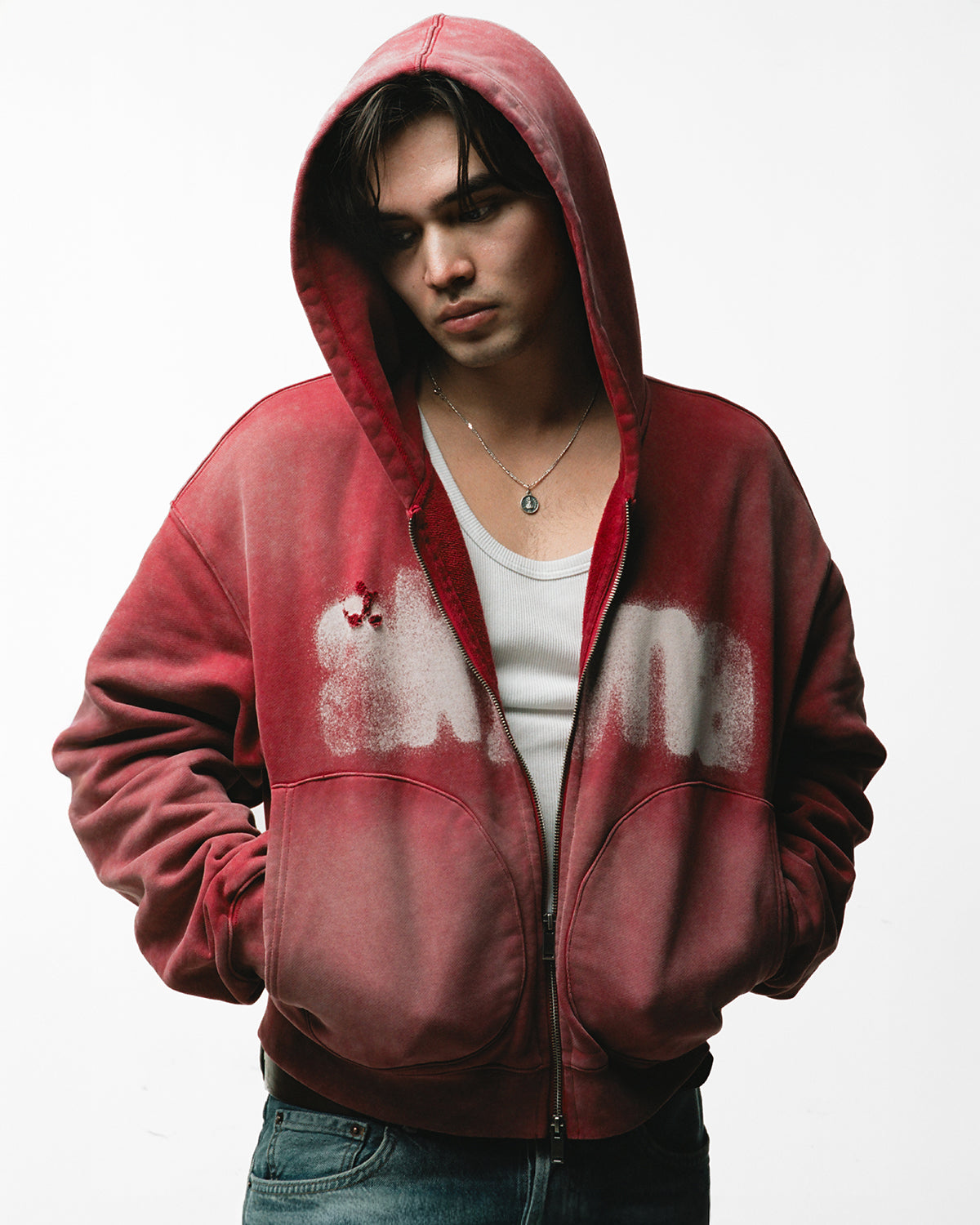 Akyna "boxing"  Zip Up Hoodie